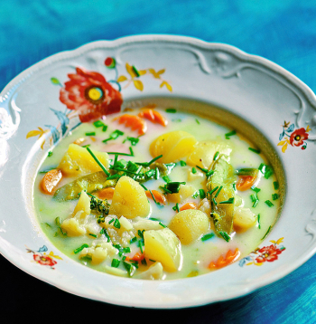 Dāreņu–piena zupa.