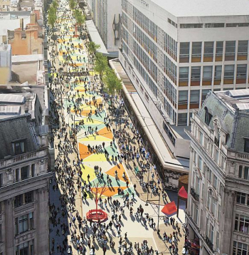 Līdz nākamā gada pavasara beigām Oksfordstrītā iecerēts izveidot vairāk nekā 100 sēdvietu un iestādīt vairāk nekā 50 koku.