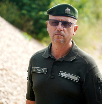 Valsts robežsardzes priekšnieks Guntis Pujāts. Valsts robežsardzes priekšnieks Guntis Pujāts.