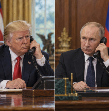 Tramps pēc piektdienas telefonsarunas ar Putinu paziņoja par vienošanos, ka Krievija piegādās simtiem tūkstošu tonnu dīzeļdegvielas.