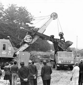 Daugavpils HES būvniecības sākums. 1979. gada jūlijs. Daugavpils HES būvniecības sākums. 1979. gada jūlijs.