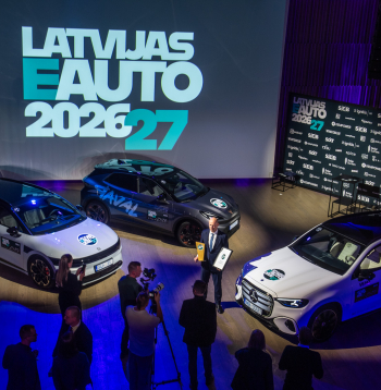 "Latvijas e-Auto 2026/27" apbalvošanas ceremonijā tika paziņoti konkursa uzvarētāji. "Latvijas e-Auto 2026/27" apbalvošanas ceremonijā tika paziņoti konkursa uzvarētāji.