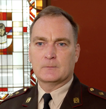 Zemessardzes štāba priekšnieks Mareks Ozoliņš.