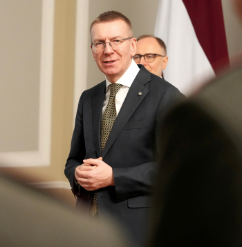 Valsts prezidents Edgars Rinkēvičs.