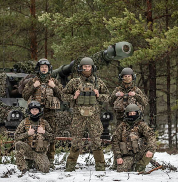Artilēristu mācības izdevušās, laiks foto un atceļam uz pagaidu bāzi.