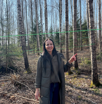 "Kainaižu" saimniece Līvija Letīcija Labanovska uzsver bērza sulas vākšanas industrializācijas priekšrocības – tikpat kā nav fiziskā darba, un sulai visu laiku jāatrodas slēgtā vidē.