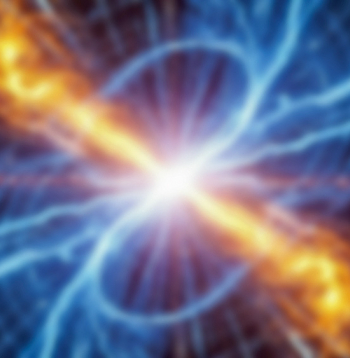Visuma izplešanās kosmiskās enerģijas uzliesmojumā un zvaigžņu veidošanās.