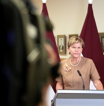 Latvijas ārlietu ministre Baiba Braže.