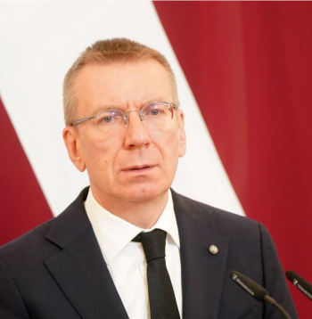 Valsts prezidents Edgars Rinkēvičs. Valsts prezidents Edgars Rinkēvičs.