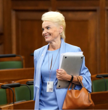 Saeimas Budžeta un finanšu (nodokļu) komisijas vadītāja Aiva Vīksna.