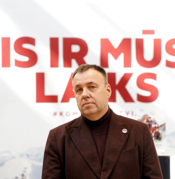 Latvijas Olimpiskās komitejas (LOK) prezidents Raimonds Lazdiņš.