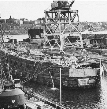 "Vāsa" izcelšanas procesā 1961. gadā.