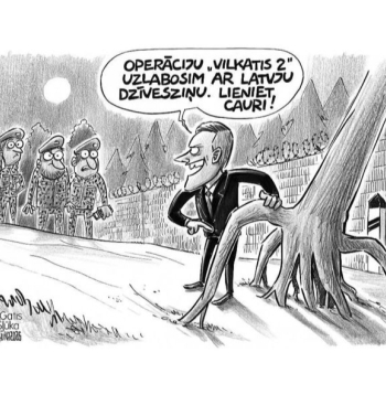 Zīmē Gatis Šļūka. Uzlabosim operāciju "Vilkatis 2"!