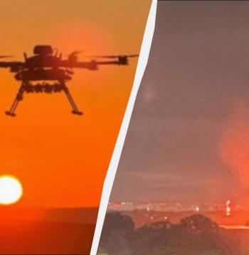 Ukraiņu dronu uzbrukums Rostovā. 