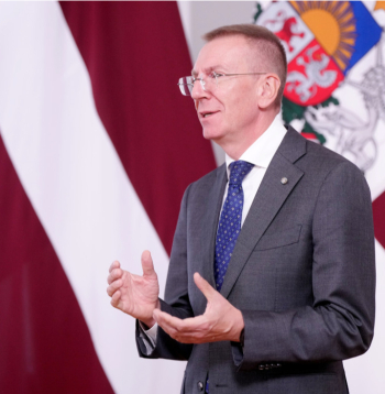 Latvijas prezidents Edgars Rinkēvičs.