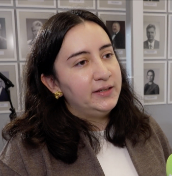 Ekonomiskās sadarbības un attīstības organizācijas datu analītiķe Marija Paula Kaldasa.