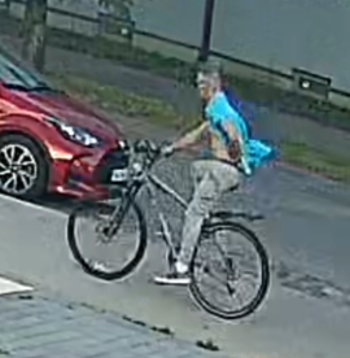 Negadījumā vainīgais velosipēdists.