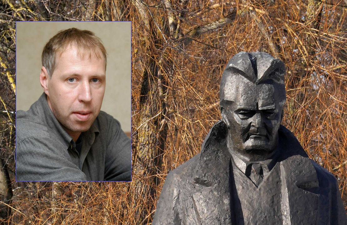 Viesturs Sprūde par A. Upīša pieminekli