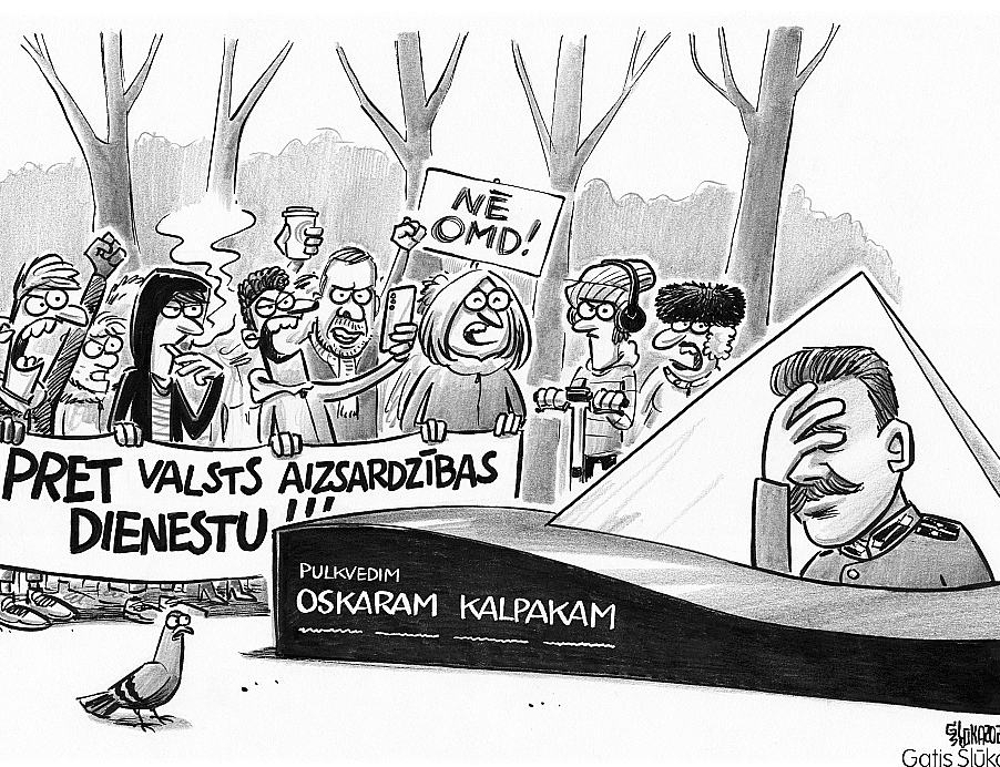 Gatis Šļūka. Pie Kalpaka pret obligāto dienestu!