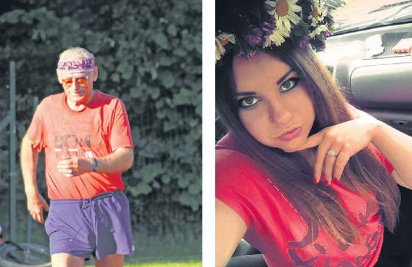Gunārs Rubenis (Foto no izdevuma "Dzirkstele" arhīva) un Megija Linda Rudzīte