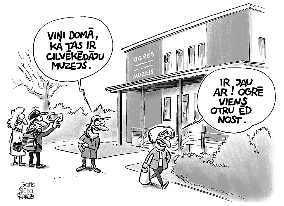 Zīmē Gatis Šļūka: Ogrē viens otru ēd nost.