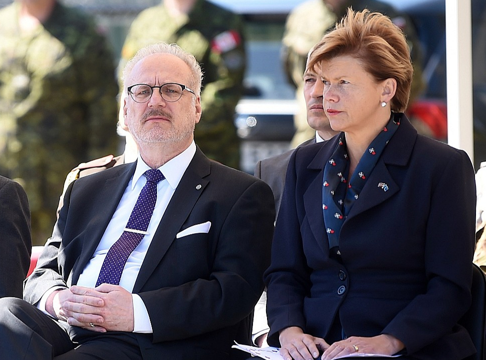 Egils Levits un Baiba Breže.