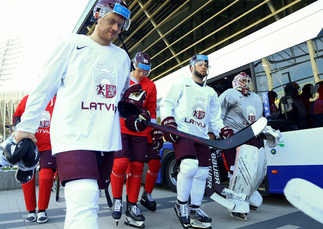 Latvijas hokeja izlase ceturtdien dodas uz treniņu "Arēnā Rīga".