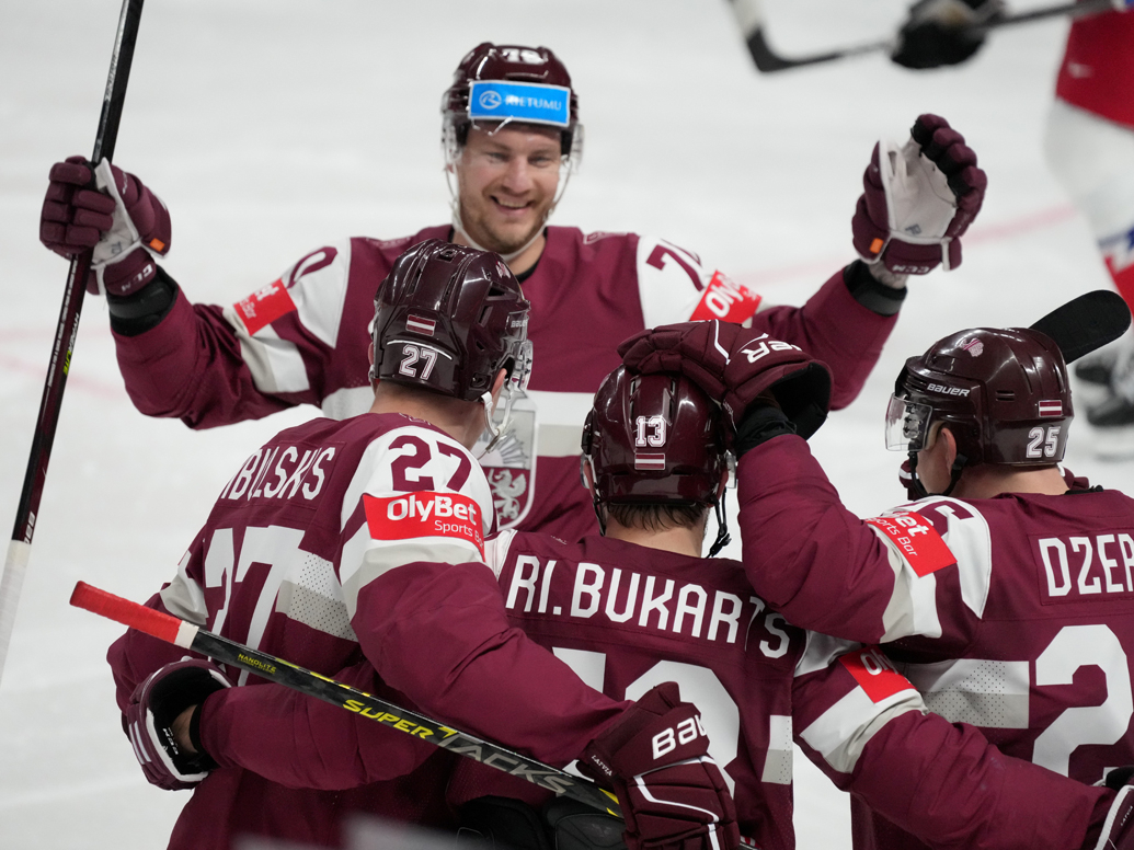 Pasaules hokeja čempionāta spēle starp Latvijas un Čehijas valstsvienībām ''Arēnā RĪga''.