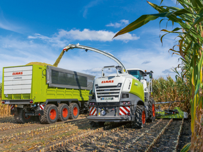'Claas Jaguar 800'.