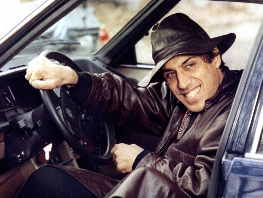 Adriāno Čelentāno filmā "Dūzis", 1981. gads.