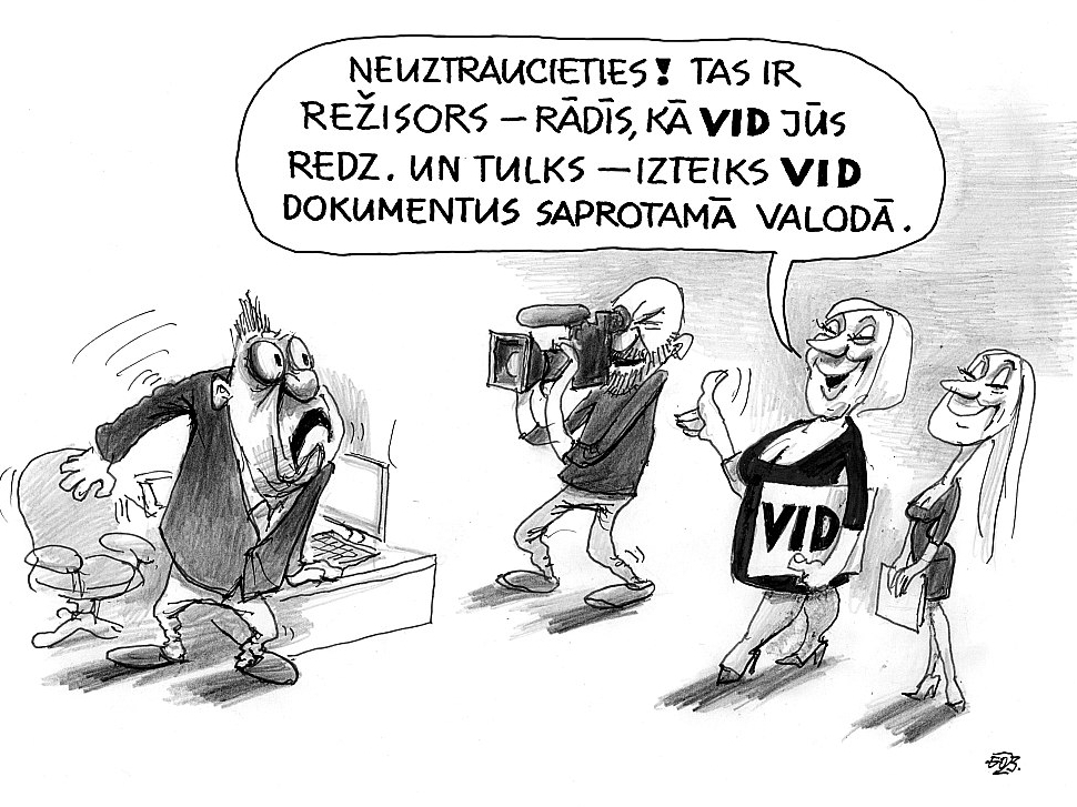 Zīmē Ēriks Ošs: Neuztraucieties, tas ir VID!