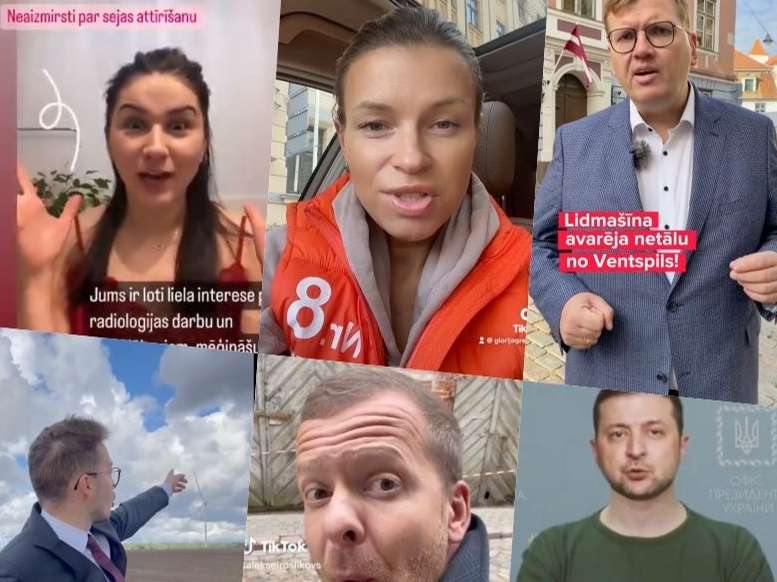 Kolāža no TikTok.