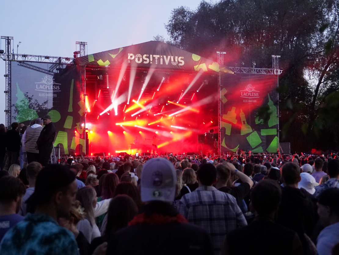 Festivāla "Positivus" pirmā diena Lucavsalā.