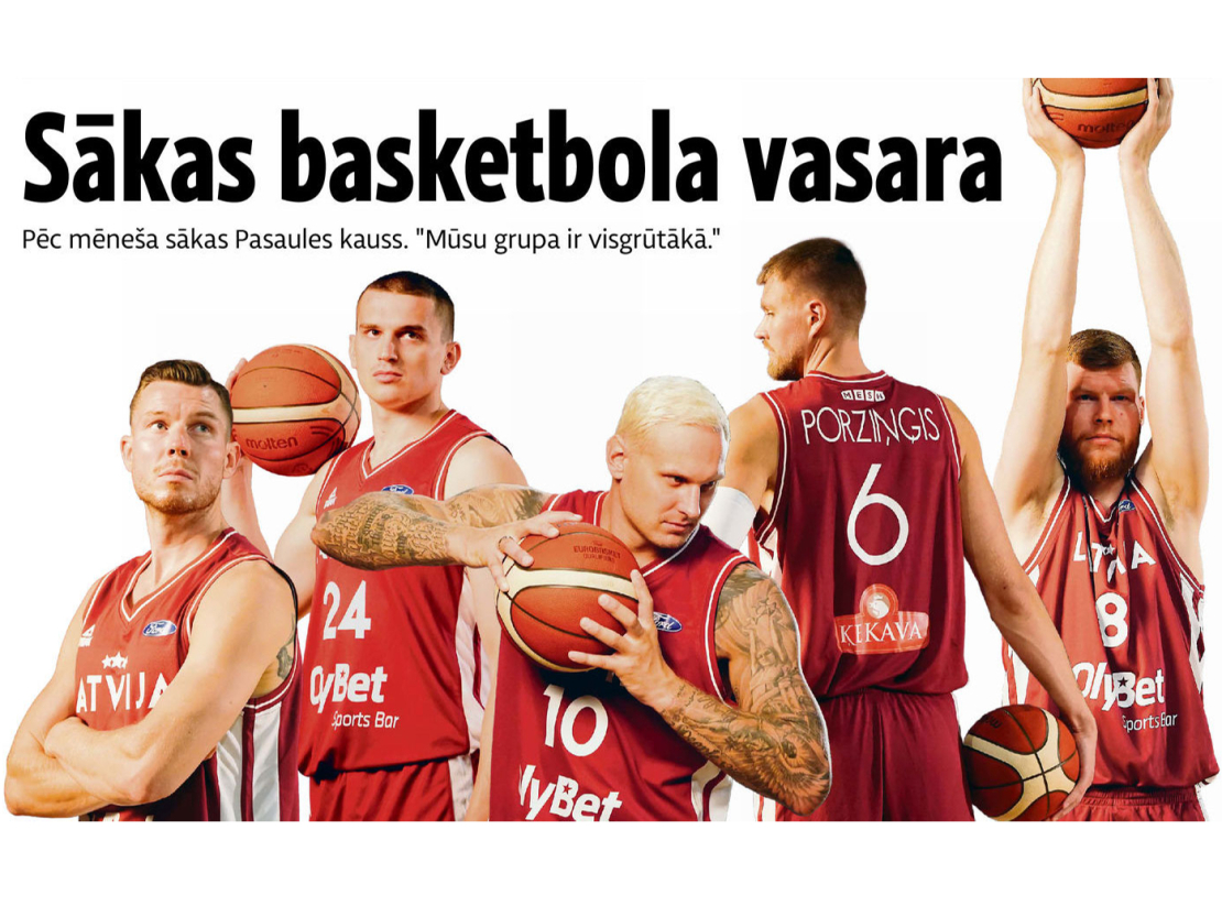 Basketbola vasara.