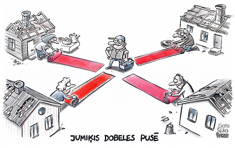 Zīmē Gatis Šļūka. Jumiķis Dobeles pusē