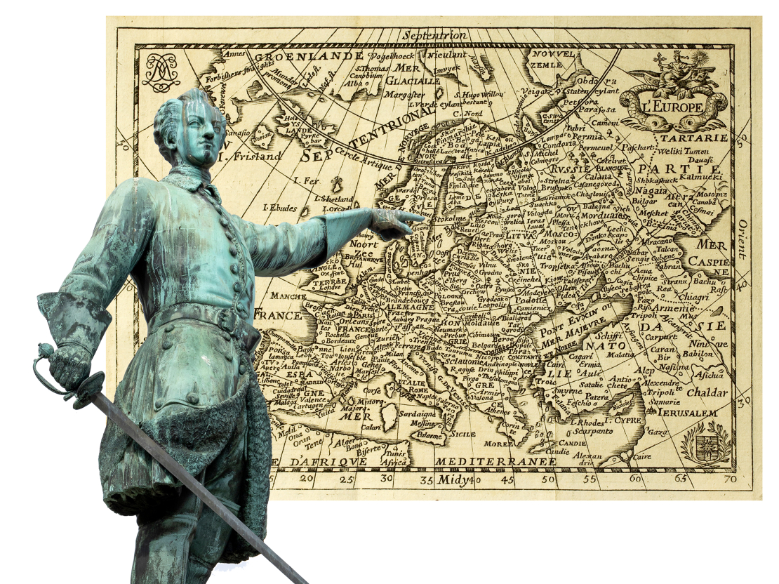 1697. gadā tobrīd 15 gadus vecais Kārlis kļuva par karali, un vēl neviens zviedru karalis nebija saņēmis mantojumā tik varenu valsti. Tajā laikā Zviedrijā dzīvoja aptuveni 2,5 miljoni cilvēku, valsts brīvi un vienvaldīgi saimniekoja Baltijas jūrā.