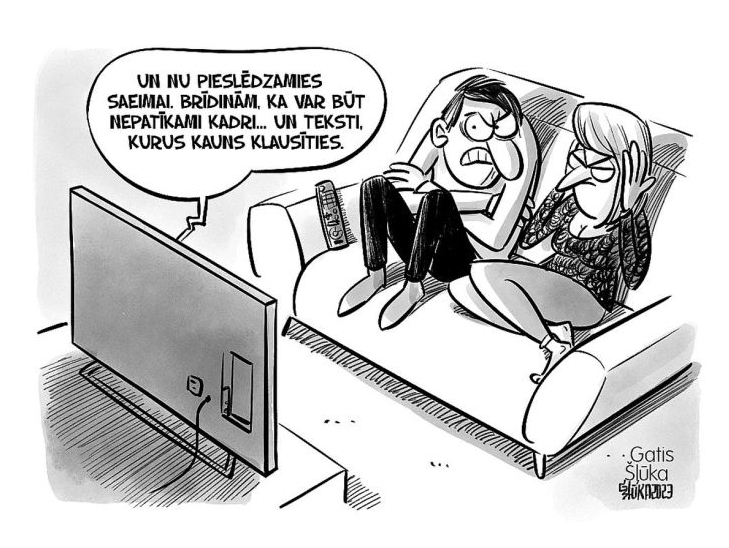 Zīmē Gatis Šļūka. Brīdinām: var būt nepatīkami kadri!