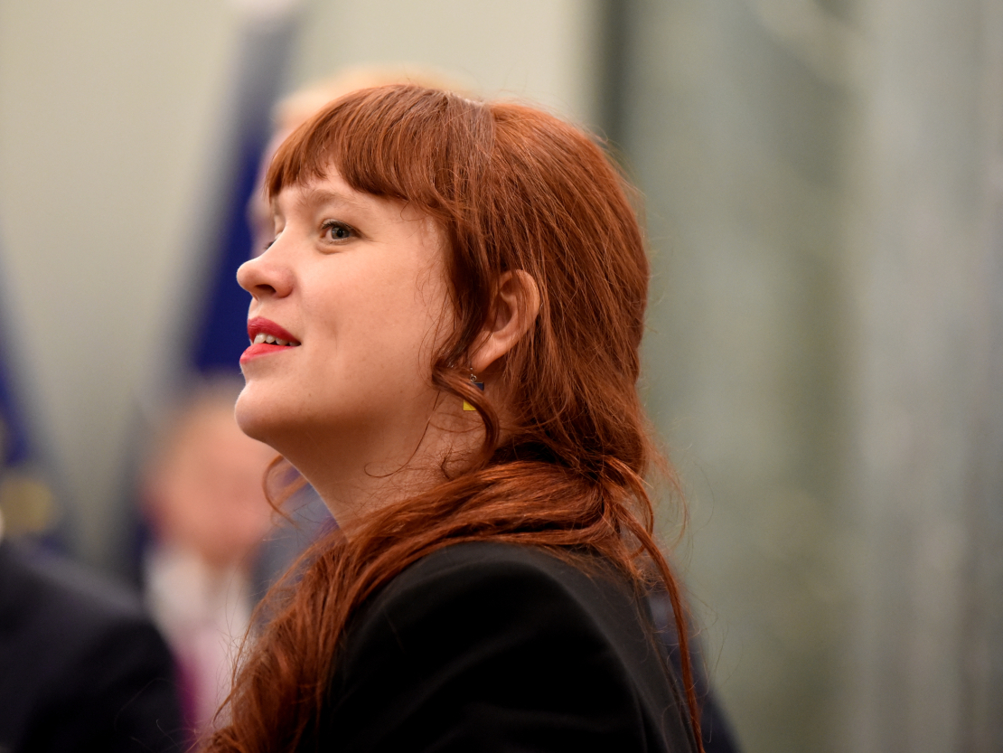 Kultūras ministre Agnese Logina piedalās 42. Ministru kabineta svinīgajā sēdē.
