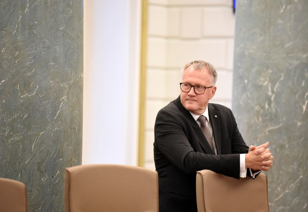 Finanšu ministrs Arvils Ašeradens.