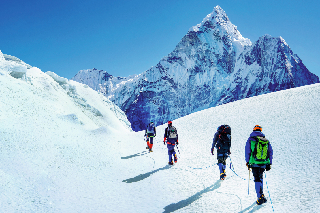 Ceļā uz Everestu.