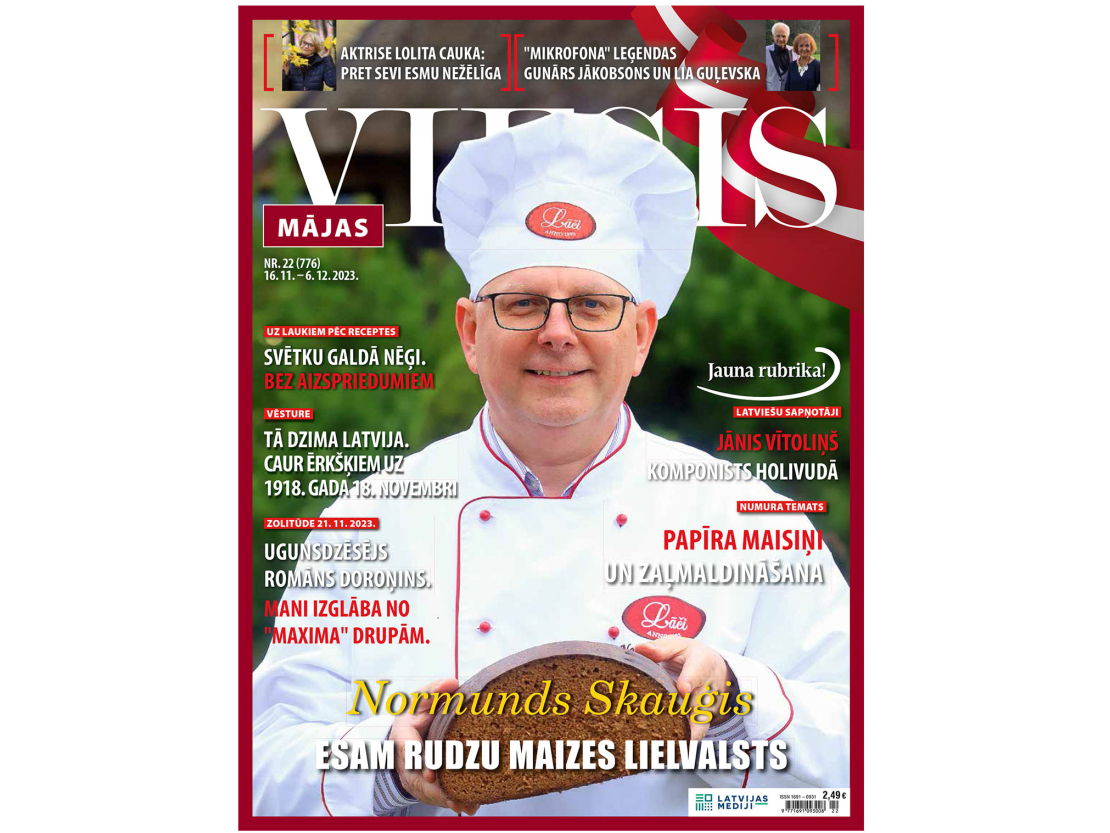Žurnāla "Mājas Viesis" jaunais numurs.