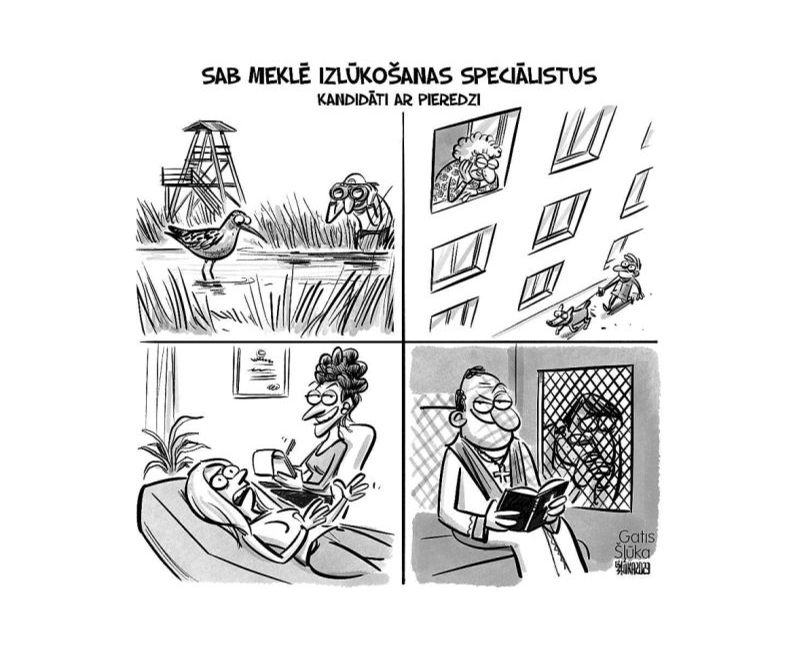 Zīmē Gatis Šļūka. SAB meklē izlūkošanas speciālistus