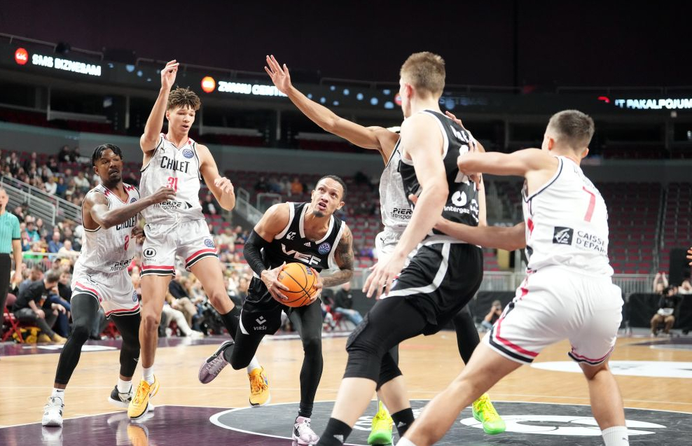 "VEF Rīga" pret "Cholet basket".