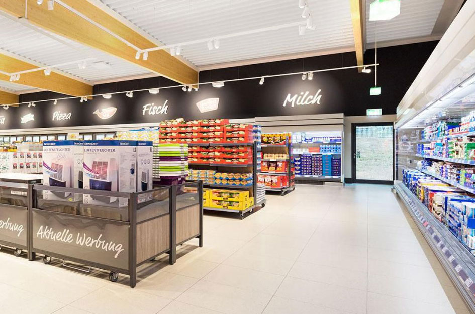"Lidl" veikals.