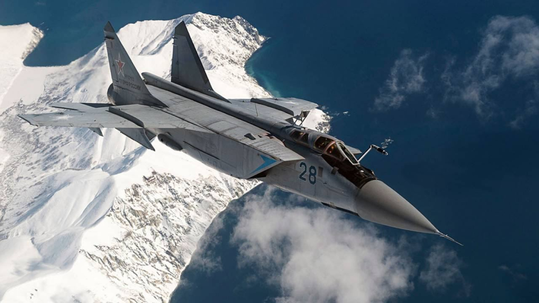 Krievijas iznīcinātājs MiG-31.