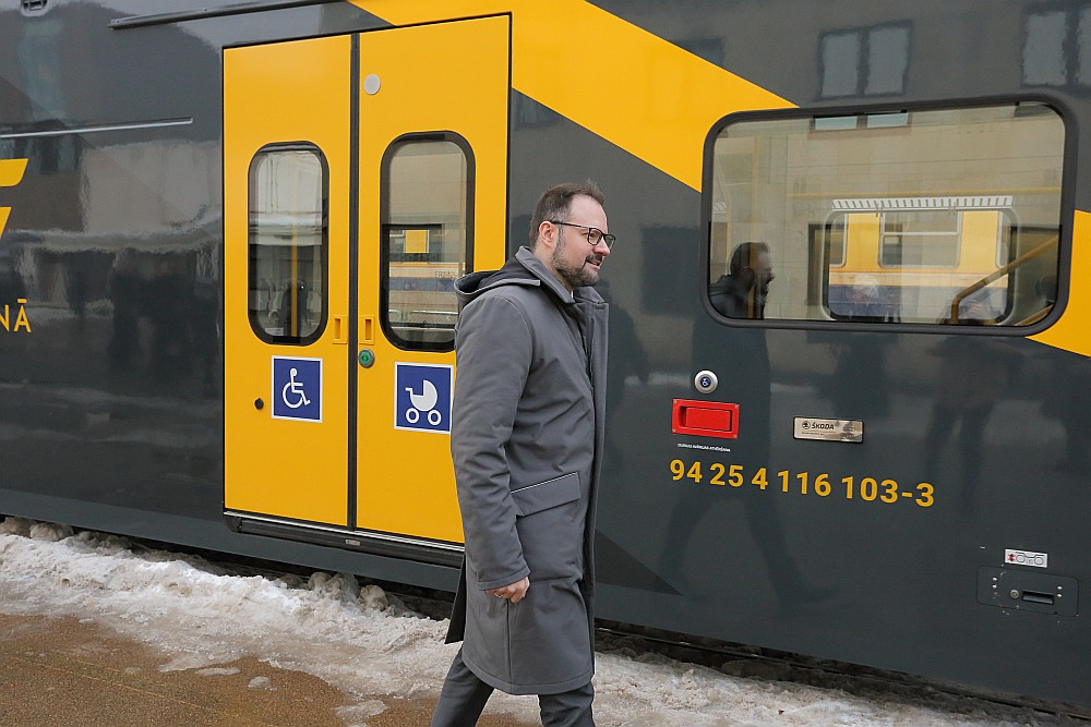 Satiksmes ministrs Kaspars Briškens.