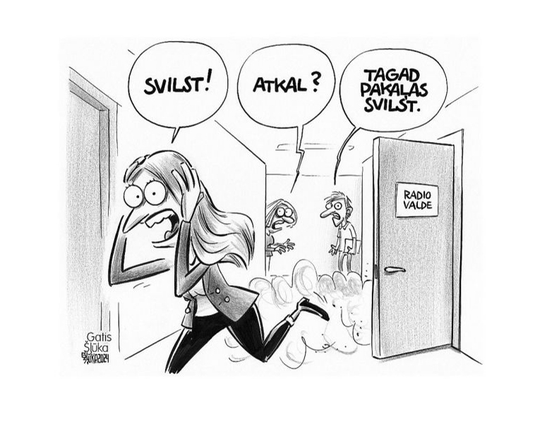 Zīmē Gatis Šļūka. Tagad pakaļas svilst!