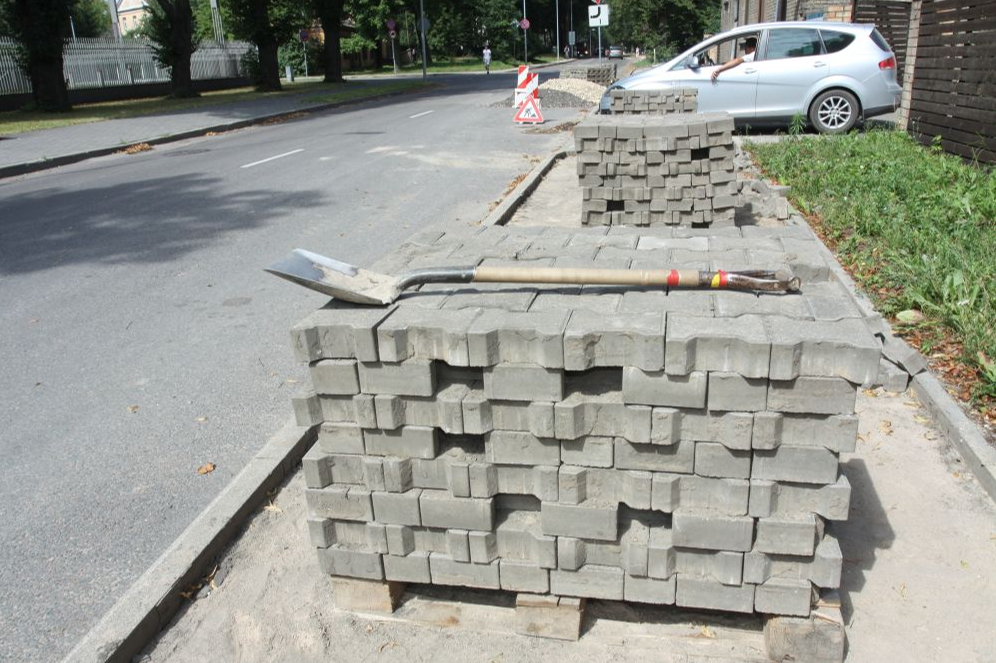 Bruģēšanas darbi. Ilustratīvs foto.