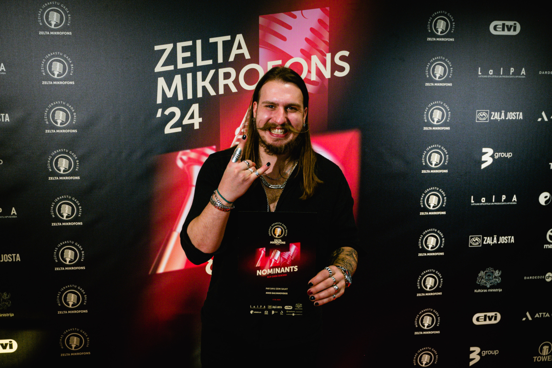 "Zelta mikrofons". Nominantu izziņošana. Miks Galvanovskis.