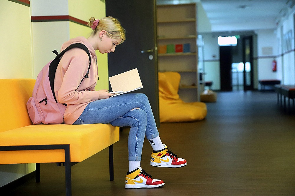 Igaunijā skolas telpas ir vienlaikus gan modernas, gan ērtas un mājīgas.